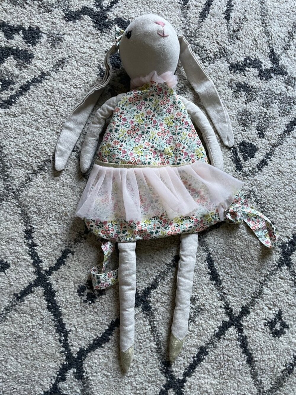 Anthropologie Mabel Ballerina Rabbit Backpack